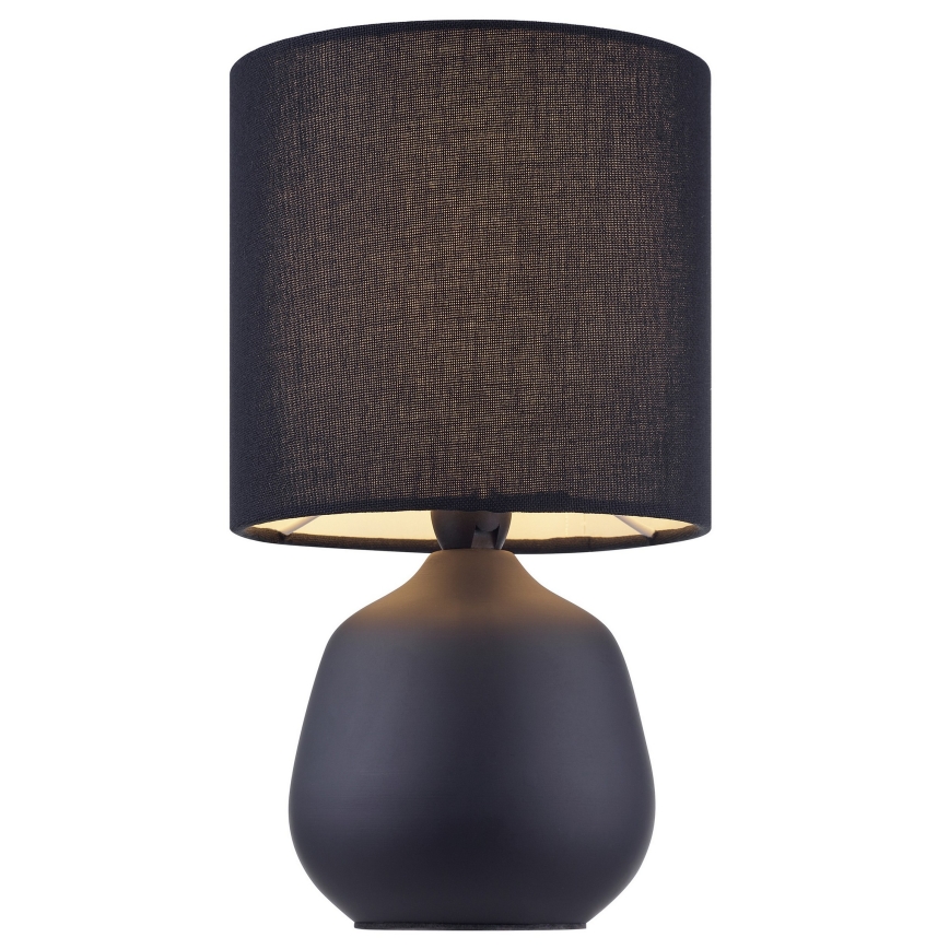 Brilliant - Lampă de masă AUREA 1xE14/20W/230V neagră