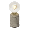 Brilliant - Lampă de masă CARDU 1xE27/40W/230V bej