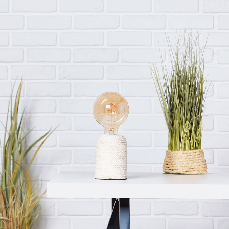 Brilliant - Lampă de masă CARDU 1xE27/40W/230V bej