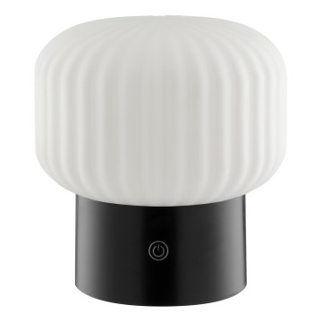 Brilliant - Lampă de masă de exterior SARASTRO LED RGBW reglabilă, reîncărcabilă, cu control tactil, 3W/5V, 2700K, 1800 mAh, IP44, albă