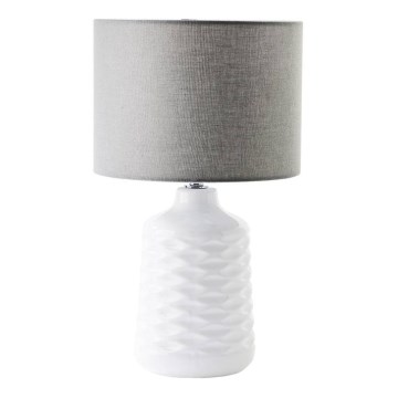 Brilliant - Lampă de masă ILYSA 1xE14/40W/230V alb/gri