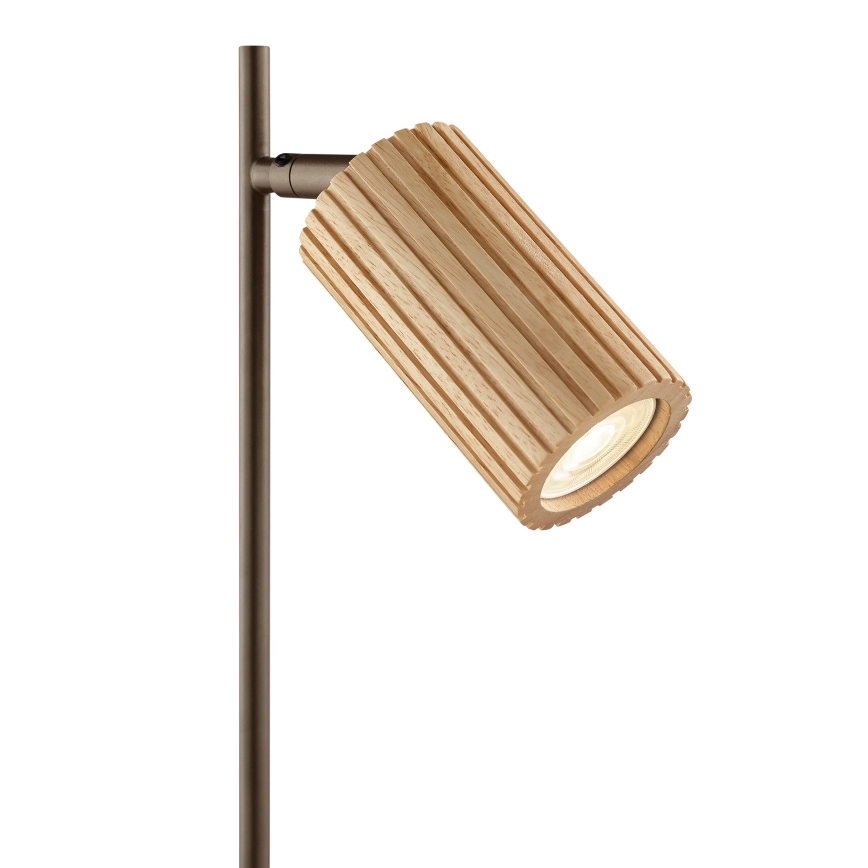 Brilliant - Lampă de masă LAKEWOOD 1xGU10/10W/230V maro