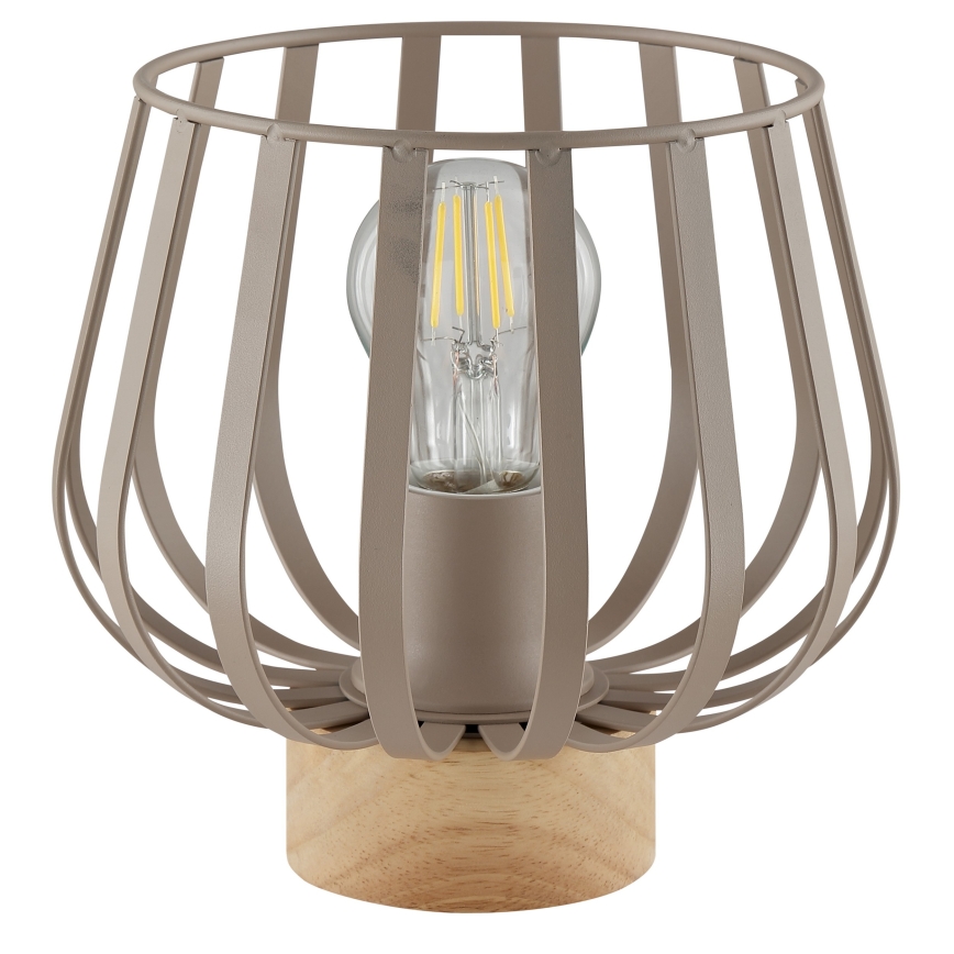 Brilliant - Lampă de masă NORDIC CAGE 1xE27/20W/230V bej