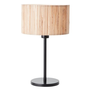 Brilliant - Lampă de masă WIMEA 1xE27/52W/230V negru/bej