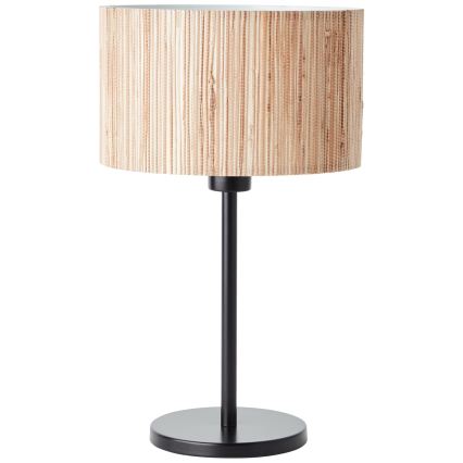 Brilliant - Lampă de masă WIMEA 1xE27/52W/230V negru/bej