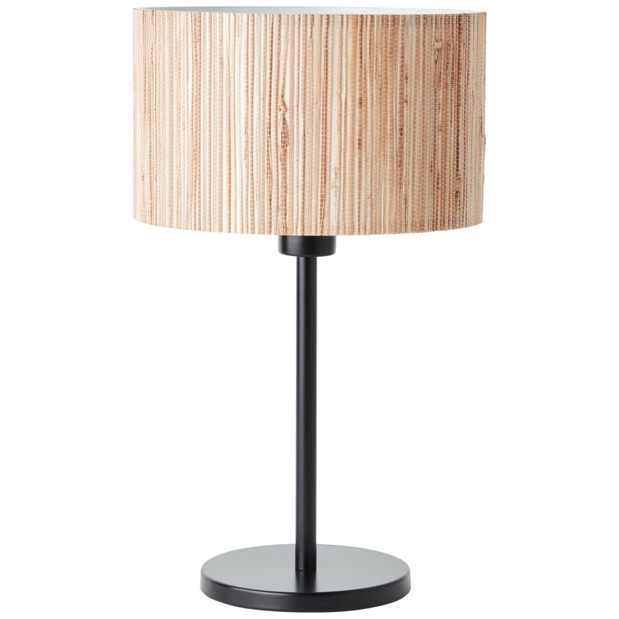 Brilliant - Lampă de masă WIMEA 1xE27/52W/230V negru/bej