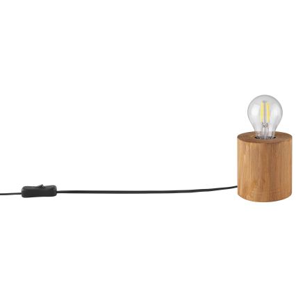 Brilliant - Lampă de masă WOODRA 1xE27/20W/230V din pin