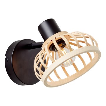 Brilliant - Lampă de perete NORAH 1xE14/28W/230V bambus