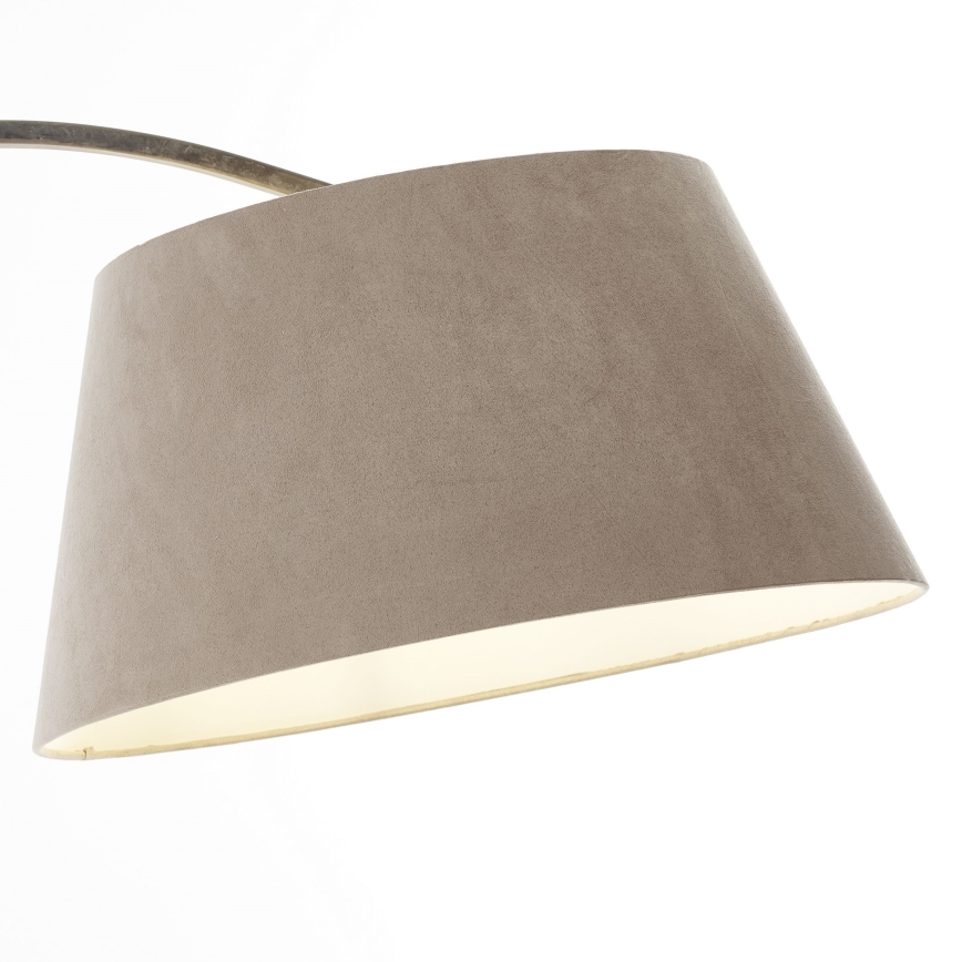 Brilliant - Lampă de podea BROK 1xE27/60W/230V taupe
