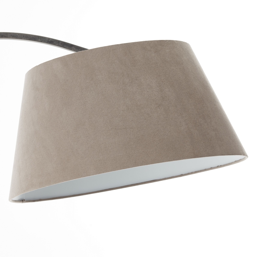 Brilliant - Lampă de podea BROK 1xE27/60W/230V taupe