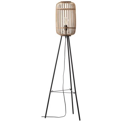 Brilliant - Lampă de podea WOODROW, 1xE27/60W/230V, din bambus