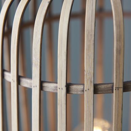 Brilliant - Lampă de podea WOODROW, 1xE27/60W/230V, din bambus