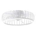 Brilliant - Lampă de tavan LED dimabilă cu ventilator CAPO LED/36W/230V 2700-6500K diam. 48 cm albă + telecomandă