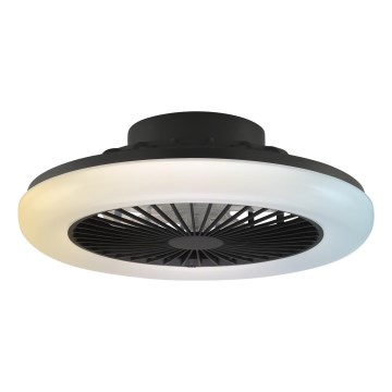 Brilliant - Lampă de tavan LED reglabilă cu ventilator MONTERO LED/20W/230V 2700-6500K Ø 42 cm negru + telecomandă