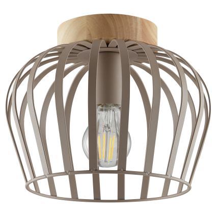 Brilliant - Lampă de tavan NORDIC CAGE 1xE27/20W/230V Ø 25 cm bej
