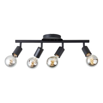 Brilliant - Lampă spot 4xE27/28W/230V negru