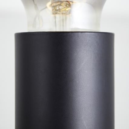 Brilliant - Lampă spot TIFFANY 4xE27/28W/230V neagră