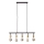 Brilliant - Lampă suspendată pe cablu 5xE27/28W/230V negru/alamă