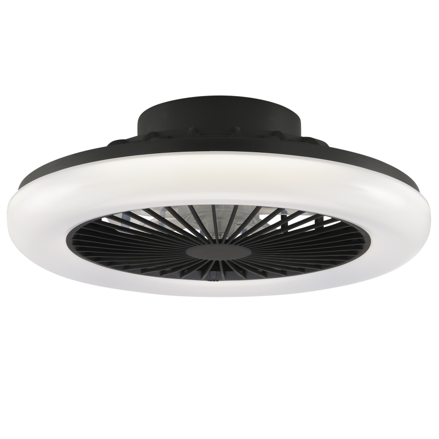 Brilliant - Lampă de tavan LED reglabilă cu ventilator MONTERO LED/20W/230V 2700-6500K Ø 42 cm negru + telecomandă