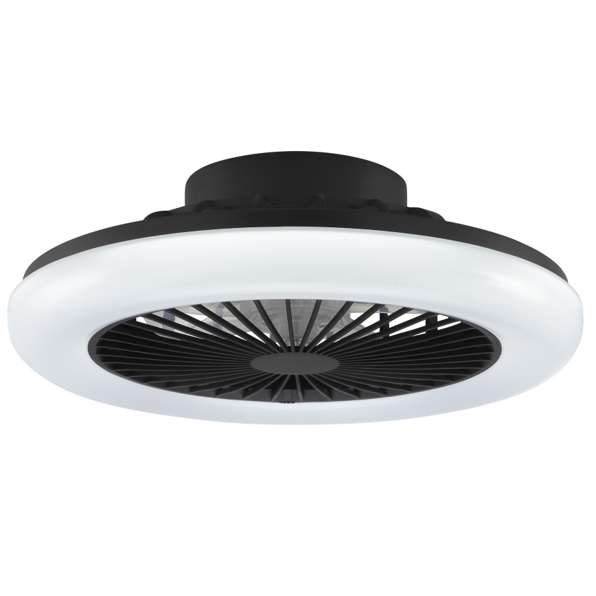 Brilliant - Lampă de tavan LED reglabilă cu ventilator MONTERO LED/20W/230V 2700-6500K Ø 42 cm negru + telecomandă