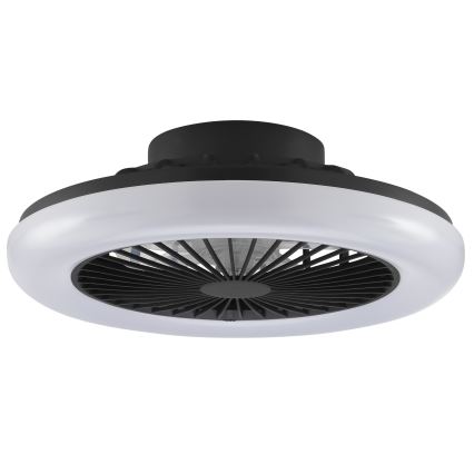 Brilliant - Lampă de tavan LED reglabilă cu ventilator MONTERO LED/20W/230V 2700-6500K Ø 42 cm negru + telecomandă