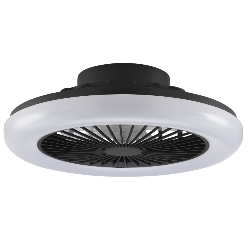 Brilliant - Lampă de tavan LED reglabilă cu ventilator MONTERO LED/20W/230V 2700-6500K Ø 42 cm negru + telecomandă