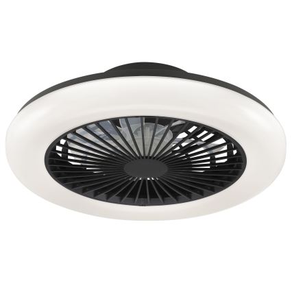 Brilliant - Lampă de tavan LED reglabilă cu ventilator MONTERO LED/20W/230V 2700-6500K Ø 42 cm negru + telecomandă