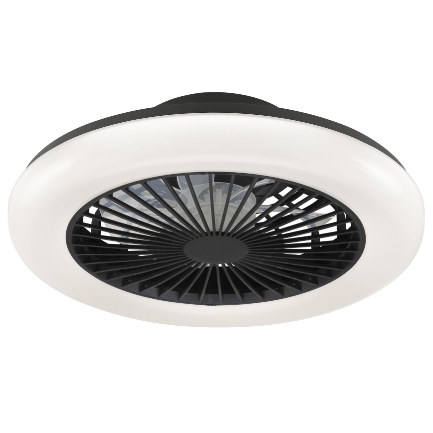 Brilliant - Lampă de tavan LED reglabilă cu ventilator MONTERO LED/20W/230V 2700-6500K Ø 42 cm negru + telecomandă