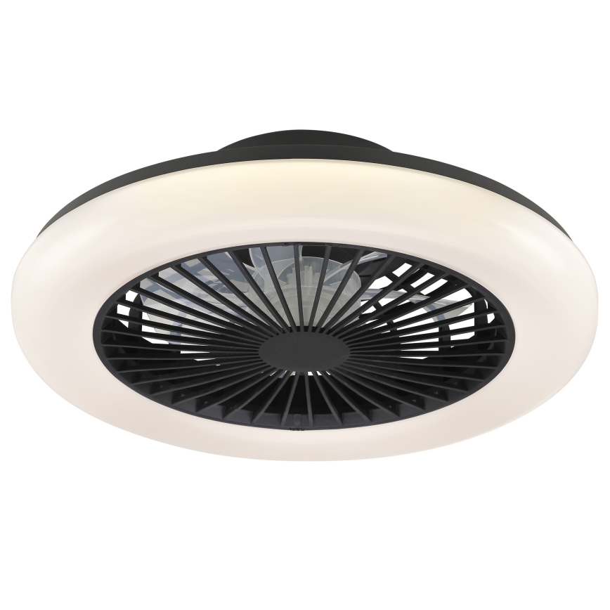 Brilliant - Lampă de tavan LED reglabilă cu ventilator MONTERO LED/20W/230V 2700-6500K Ø 42 cm negru + telecomandă