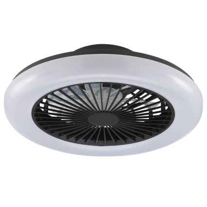 Brilliant - Lampă de tavan LED reglabilă cu ventilator MONTERO LED/20W/230V 2700-6500K Ø 42 cm negru + telecomandă