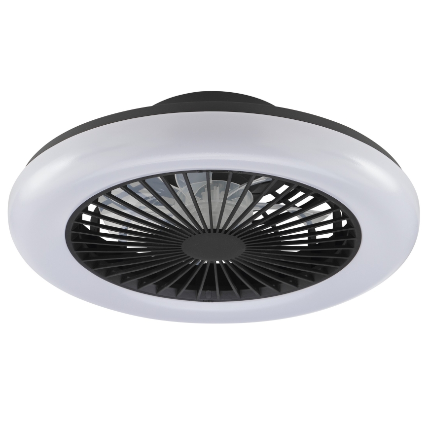 Brilliant - Lampă de tavan LED reglabilă cu ventilator MONTERO LED/20W/230V 2700-6500K Ø 42 cm negru + telecomandă