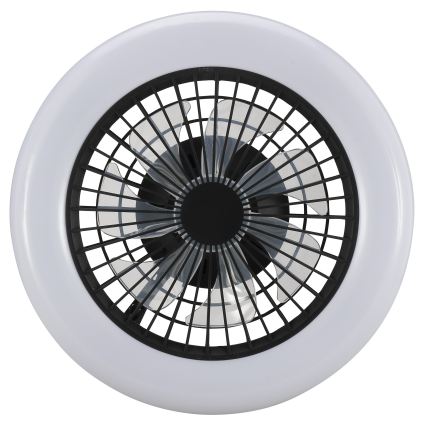 Brilliant - Lampă de tavan LED reglabilă cu ventilator MONTERO LED/20W/230V 2700-6500K Ø 42 cm negru + telecomandă