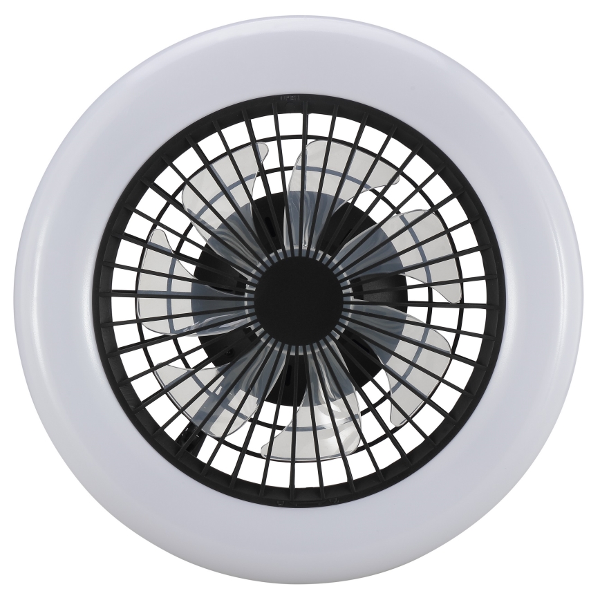 Brilliant - Lampă de tavan LED reglabilă cu ventilator MONTERO LED/20W/230V 2700-6500K Ø 42 cm negru + telecomandă