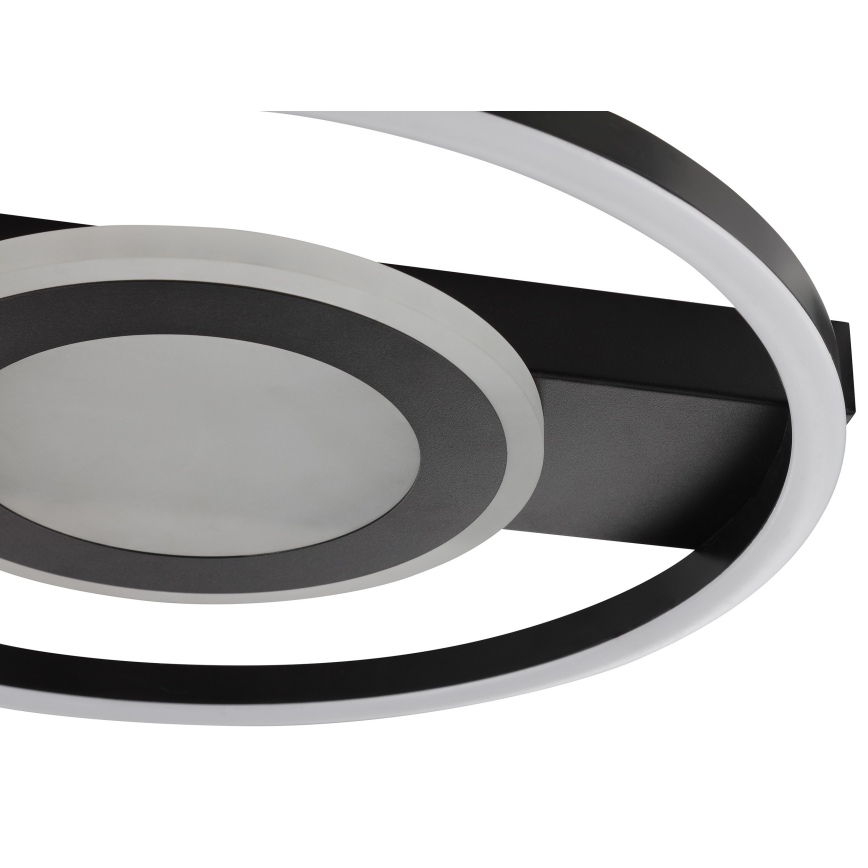 Brilliant - Plafonieră LED RGBW reglabilă MAUREEN LED/20W/230V 3000-6500K neagră + telecomandă