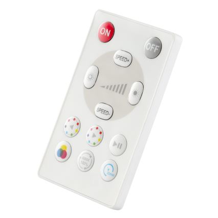 Brilliant - Plafonieră LED RGBW dimabilă LUMARO, 22 W, 230 V, 4000 K, Ø 42 cm, alb + telecomandă