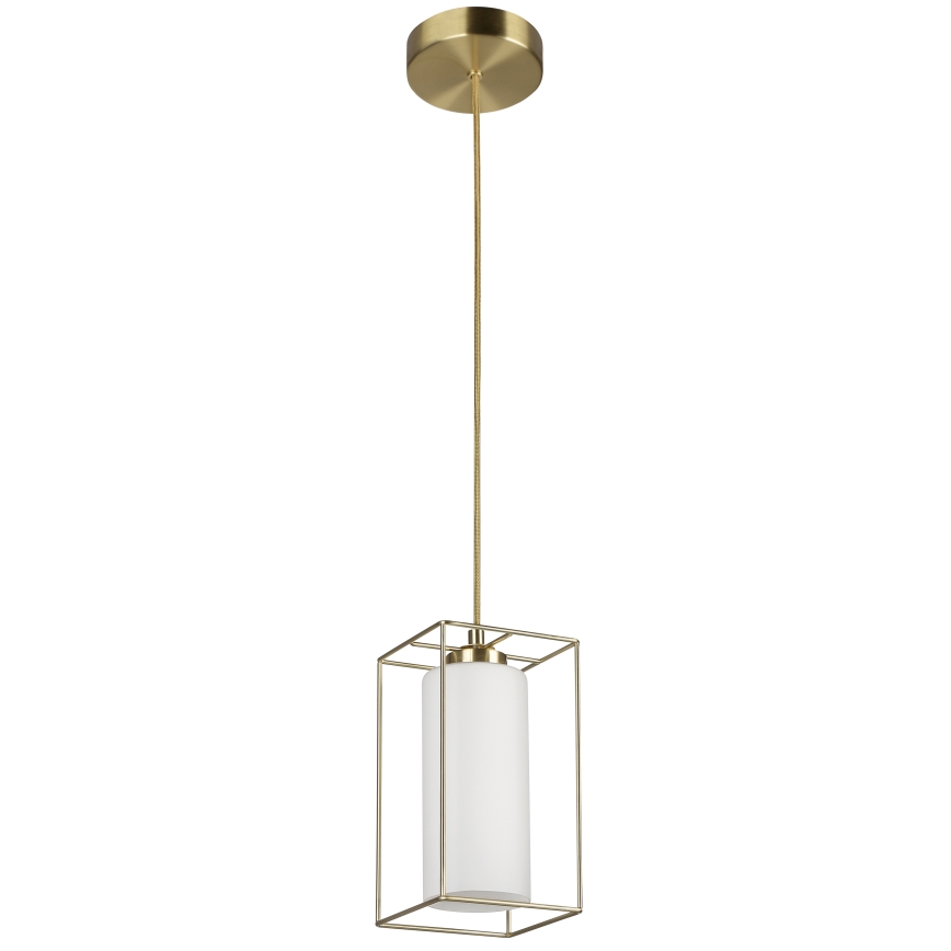 Brilliant - Lustră pe cablu DOLLY 1xE27/20W/230V aurie
