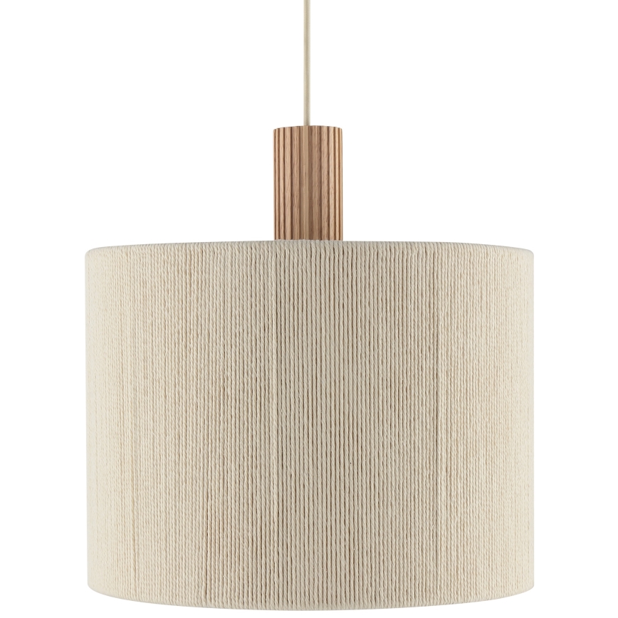 Brilliant - Lustră suspendată pe cablu ARLO 1xE27/20W/230V Ø 35 cm crem