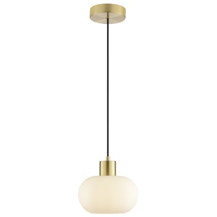 Brilliant - Lustră suspendată pe cablu FANNY 1xE27/20W/230V, Ø 22 cm, alamă