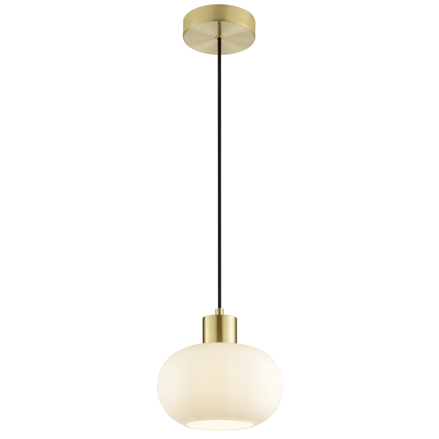 Brilliant - Lustră suspendată pe cablu FANNY 1xE27/20W/230V, Ø 22 cm, alamă