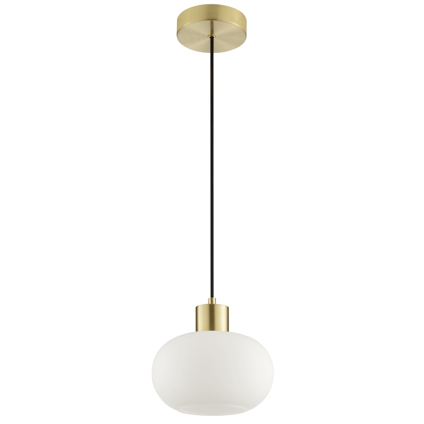 Brilliant - Lustră suspendată pe cablu FANNY 1xE27/20W/230V, Ø 22 cm, alamă