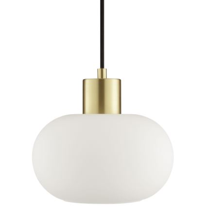 Brilliant - Lustră suspendată pe cablu FANNY 1xE27/20W/230V, Ø 22 cm, alamă