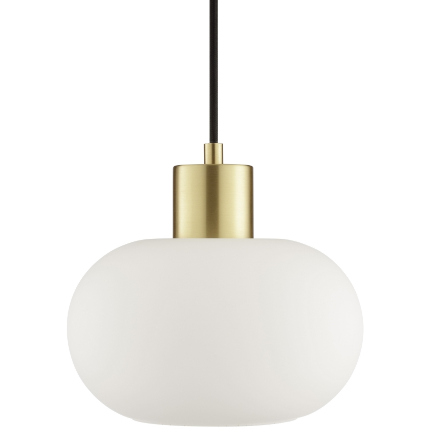 Brilliant - Lustră suspendată pe cablu FANNY 1xE27/20W/230V, Ø 22 cm, alamă