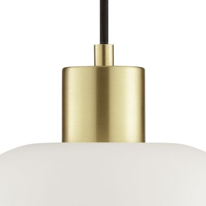 Brilliant - Lustră suspendată pe cablu FANNY 1xE27/20W/230V, Ø 22 cm, alamă