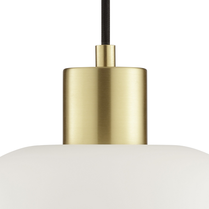 Brilliant - Lustră suspendată pe cablu FANNY 1xE27/20W/230V, Ø 22 cm, alamă