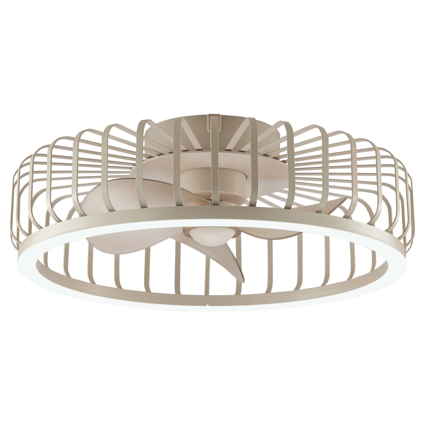 Brilliant - Corp LED de tavan dimmabil cu ventilator CAPO LED/36W/230V 2700-6500K Ø 48 cm bej + telecomandă
