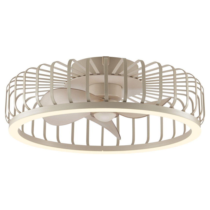 Brilliant - Corp LED de tavan dimmabil cu ventilator CAPO LED/36W/230V 2700-6500K Ø 48 cm bej + telecomandă