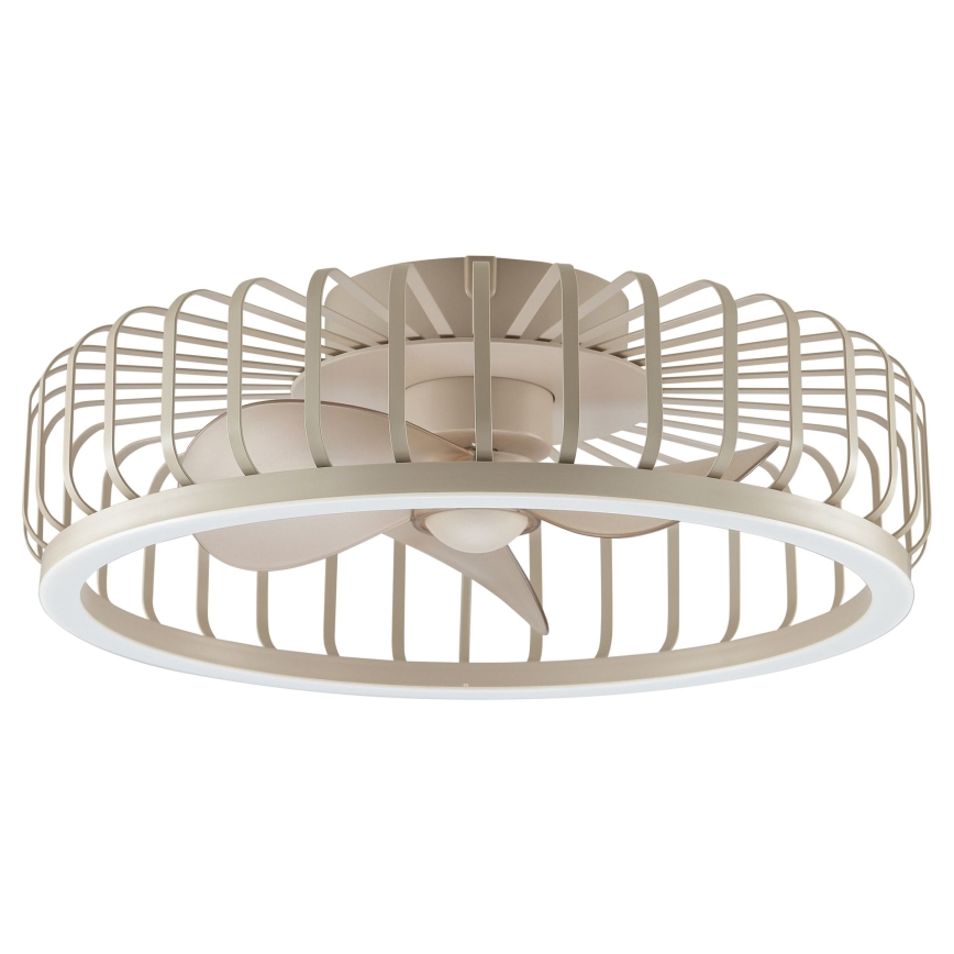 Brilliant - Corp LED de tavan dimmabil cu ventilator CAPO LED/36W/230V 2700-6500K Ø 48 cm bej + telecomandă