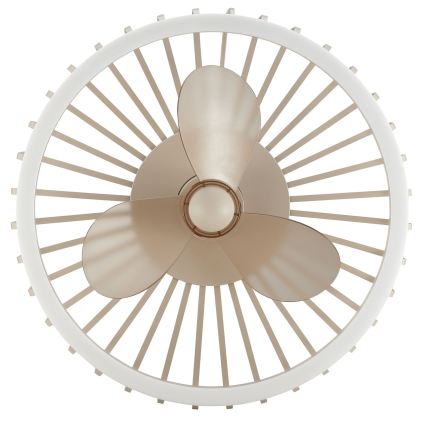 Brilliant - Corp LED de tavan dimmabil cu ventilator CAPO LED/36W/230V 2700-6500K Ø 48 cm bej + telecomandă
