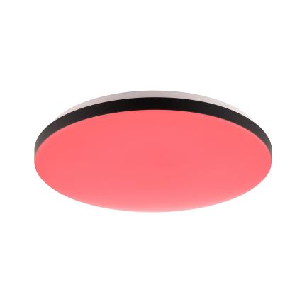 Brilliant - Lampă de tavan LED RGBW dimabilă LIVIO LED/20W/230V 3000-6500K Ø 38,5 cm, negru + telecomandă