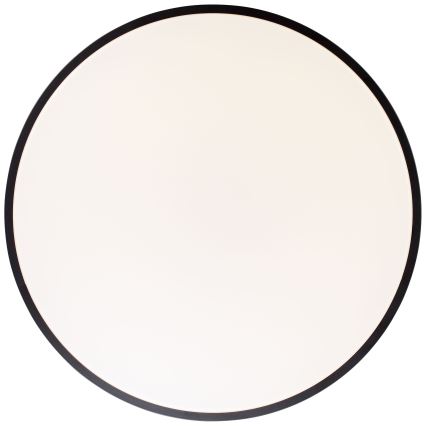 Brilliant - Plafonier LED SLIMLINE reglabil, 60 W, 230 V, 3000–6500 K, Ø 49 cm, negru + telecomandă